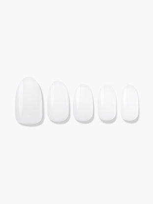 [膠水版] Perfect White (Oval) 純白水滴